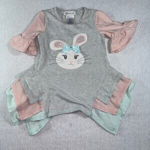 Bonnie Jean Easter Bunny Dress 3/3T Holiday Pictures leggings not included